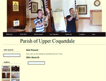 Tablet Screenshot of coquetdaleanglican.org
